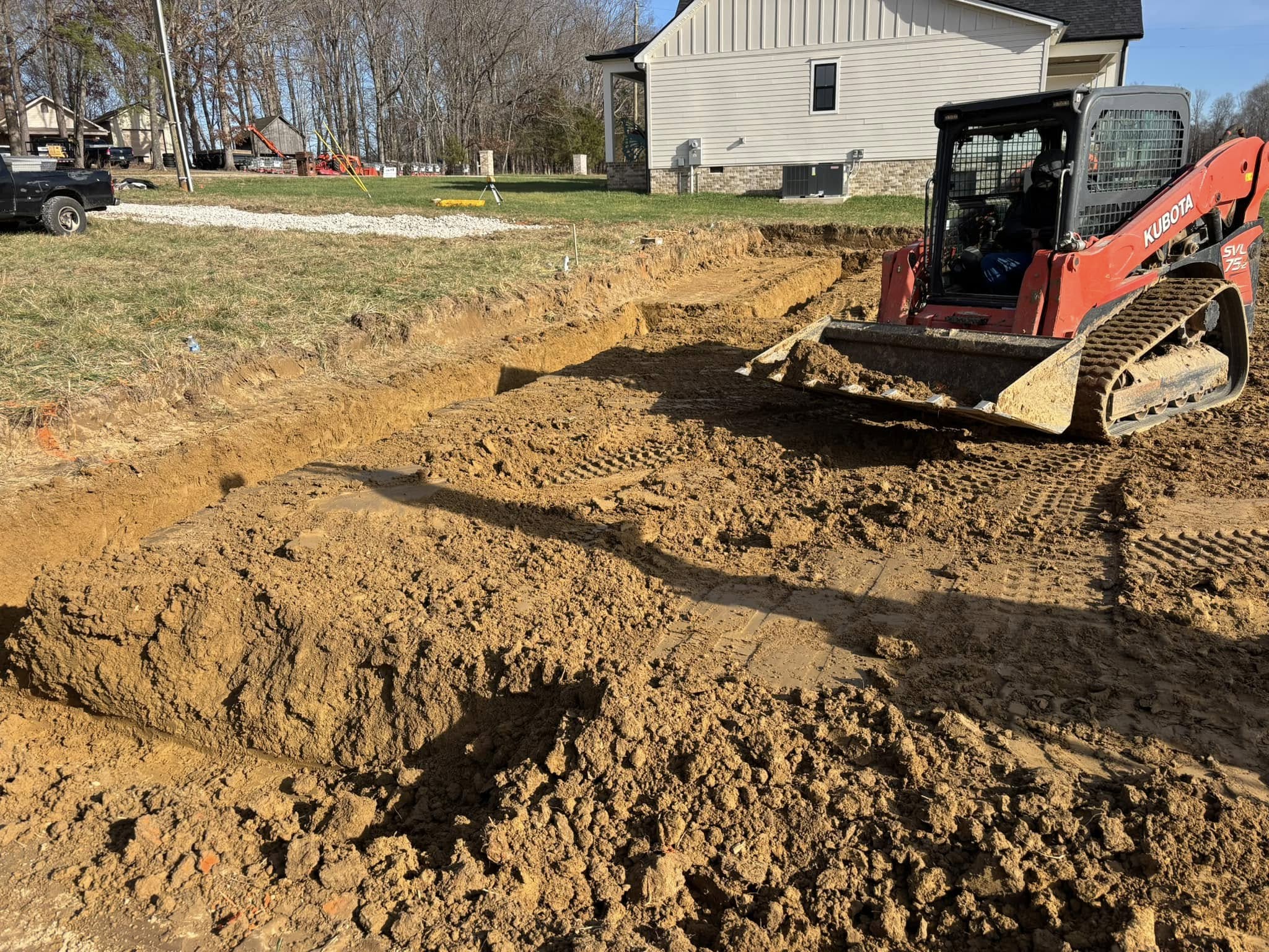 Dirt work jobsite