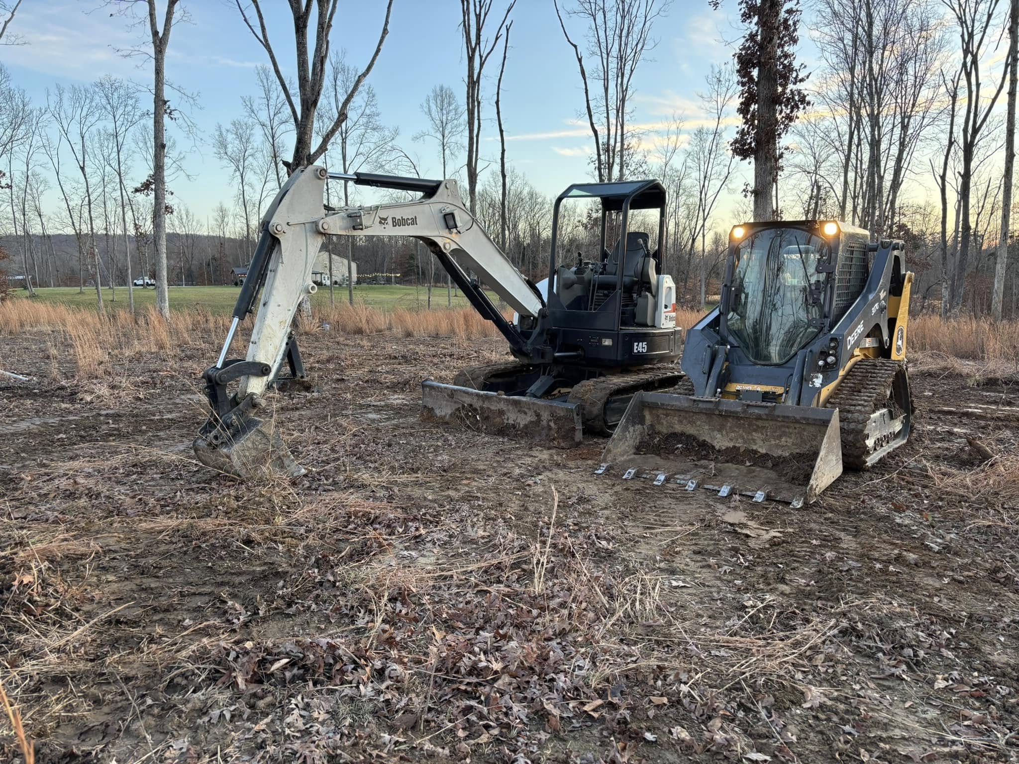 Randall Excavation equipment on site